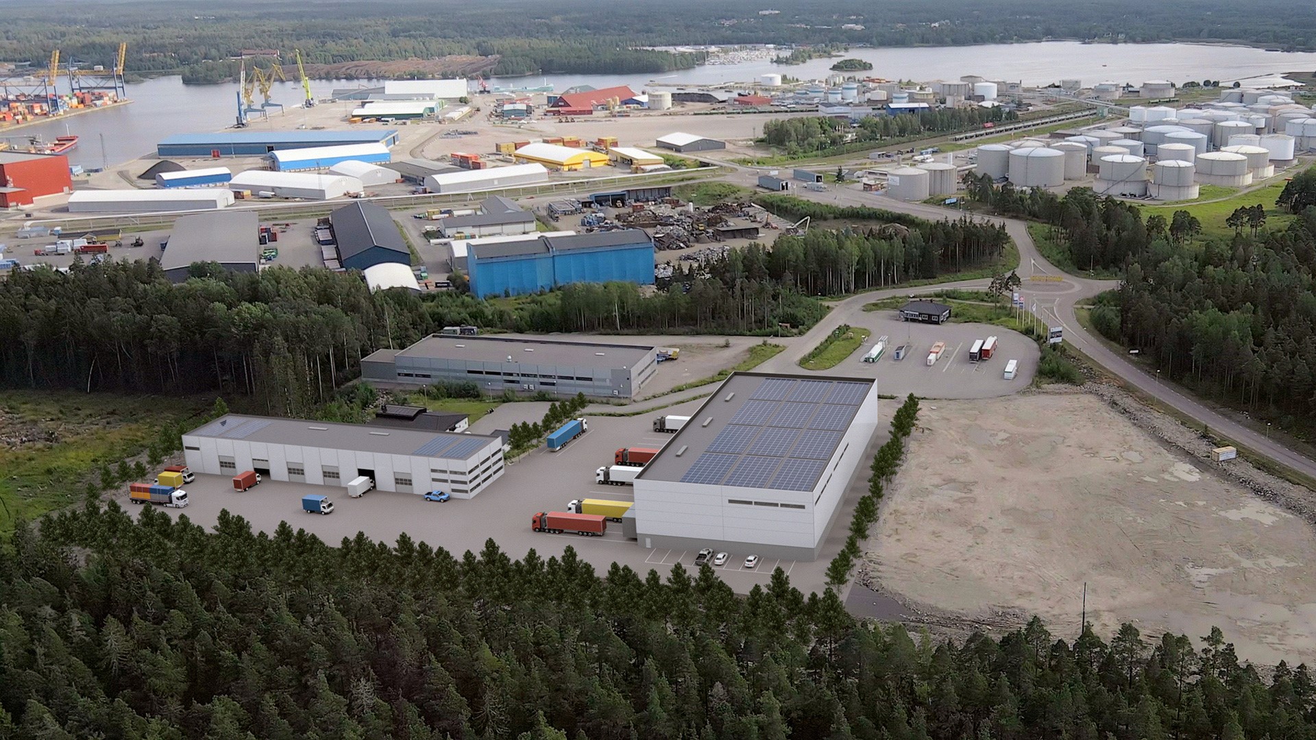 Logistikytor för uthyrning av lager i Gävle
