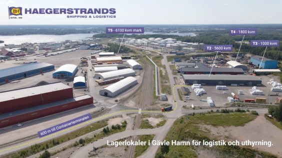 Heaegerstrands lagerytor, Gävle Hamn